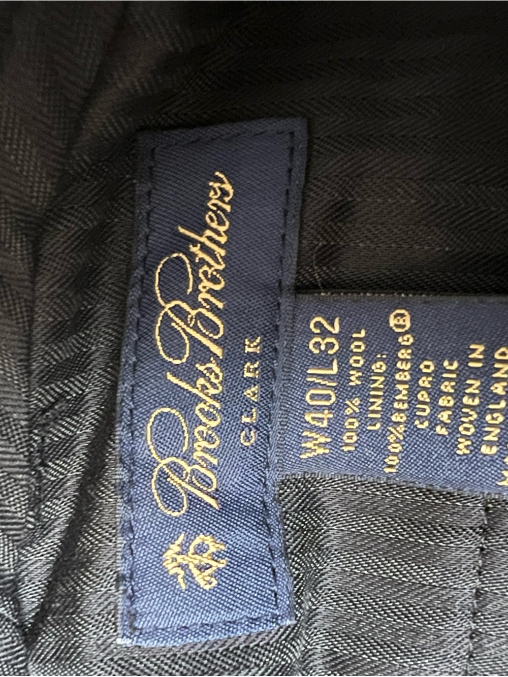 Brooks Brothers Clark Patchwork Tartan Plaid 100% Wool Pants Men’s 40x32 - Picture 4 of 12
